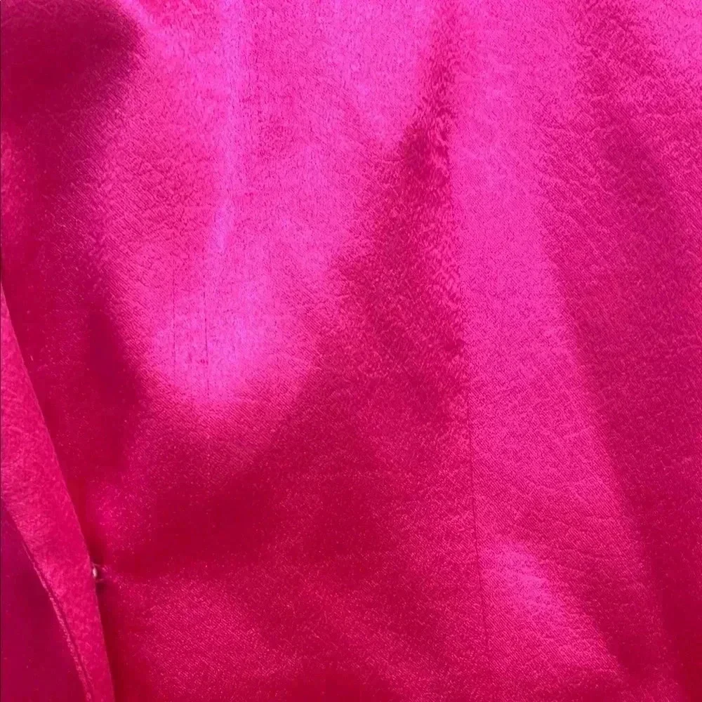 Cinq a sept Women's Pink Satin Blazer - Picture 15 of 16